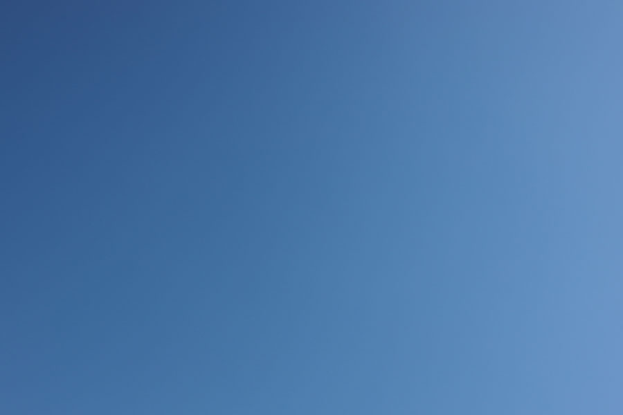 Featureless Blue Field, Lighter on the Right.